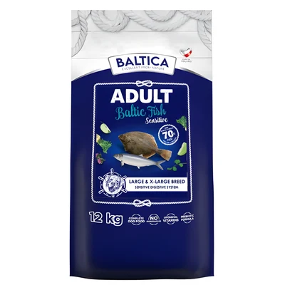Karma sucha dla dorosłych psów wrażliwych Baltic Fish L/XL 12kg