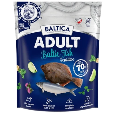 Karma sucha dla psów dorosłych wrażliwych - BALTICA Excellent Adult Sensitive Fish XS/S 1kg