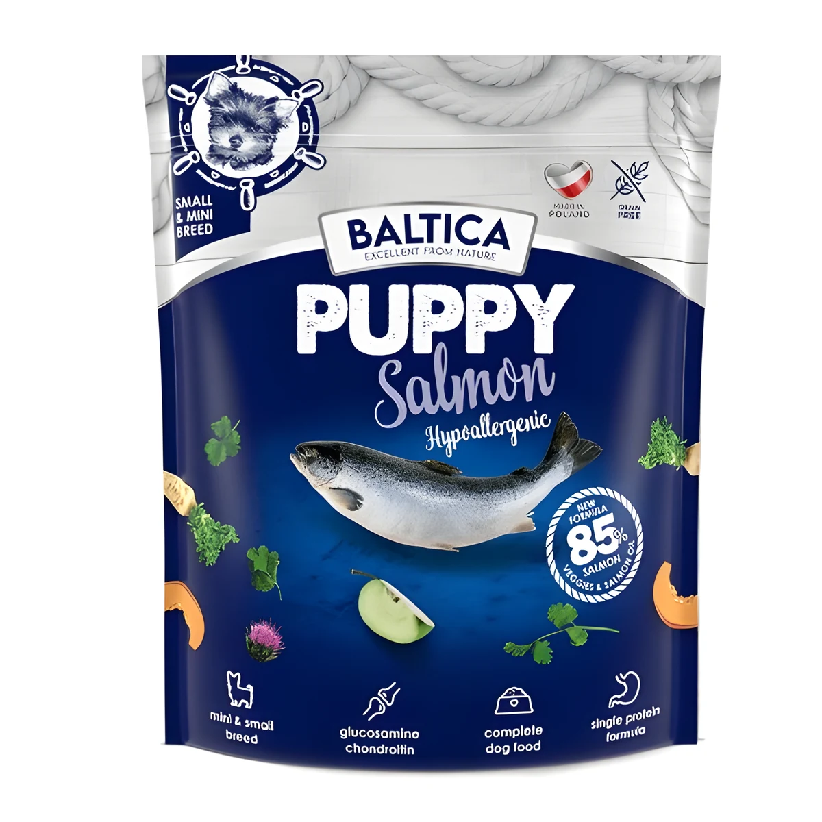 Karma sucha dla szczeniąt małych ras - BALTICA EXCELLENT Puppy z łososiem 1kg