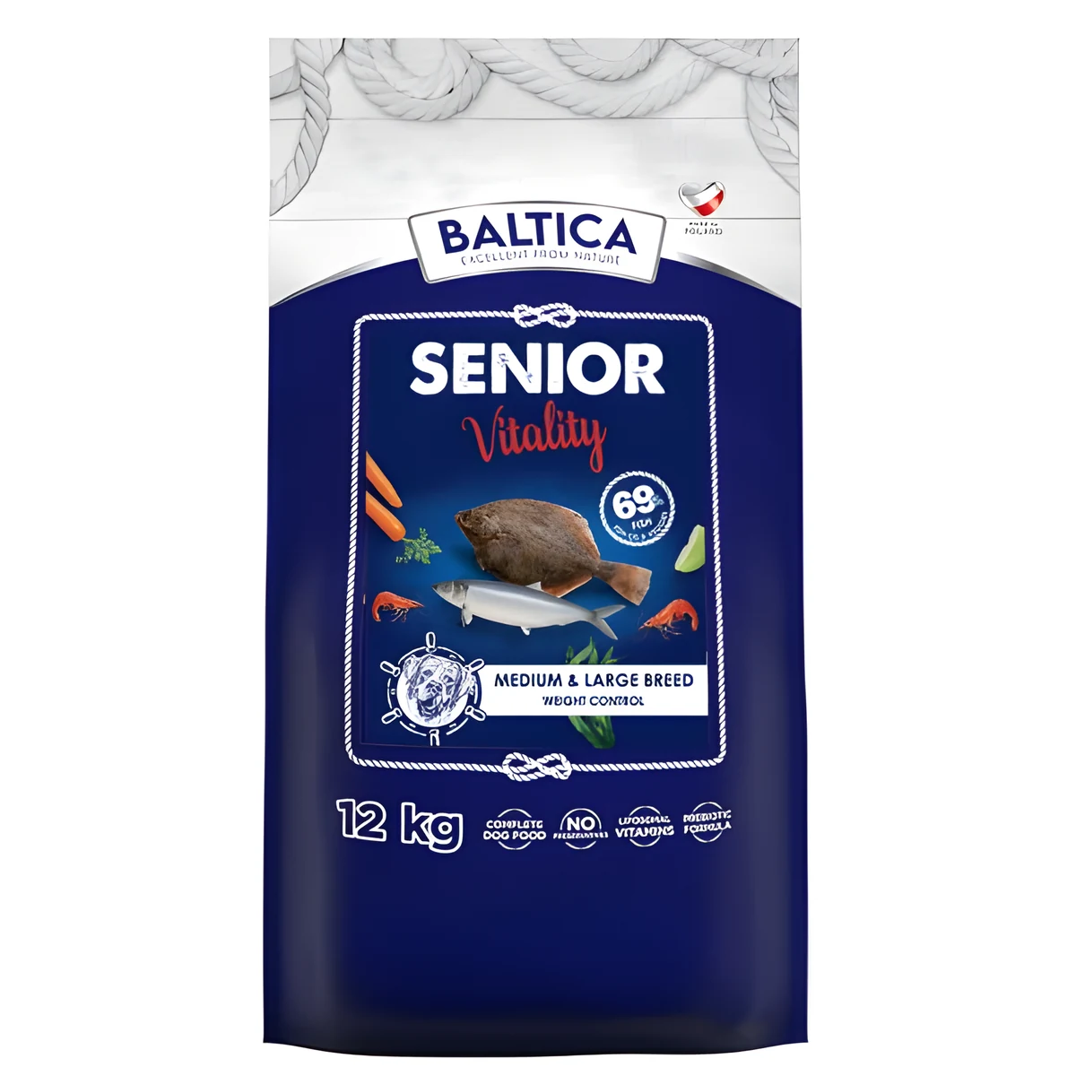 Karma sucha dla psów seniorów Balcania Excellent Senior Vitality M/L 12kg