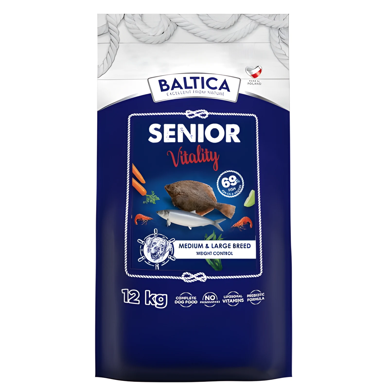 Karma sucha dla psów seniorów Balcania Excellent Senior Vitality M/L 12kg