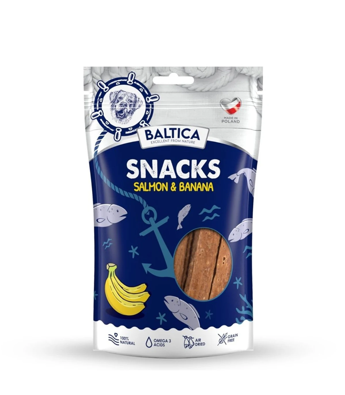 Przysmak BALTICA EXCELLENT Łosoś i Banan 80g