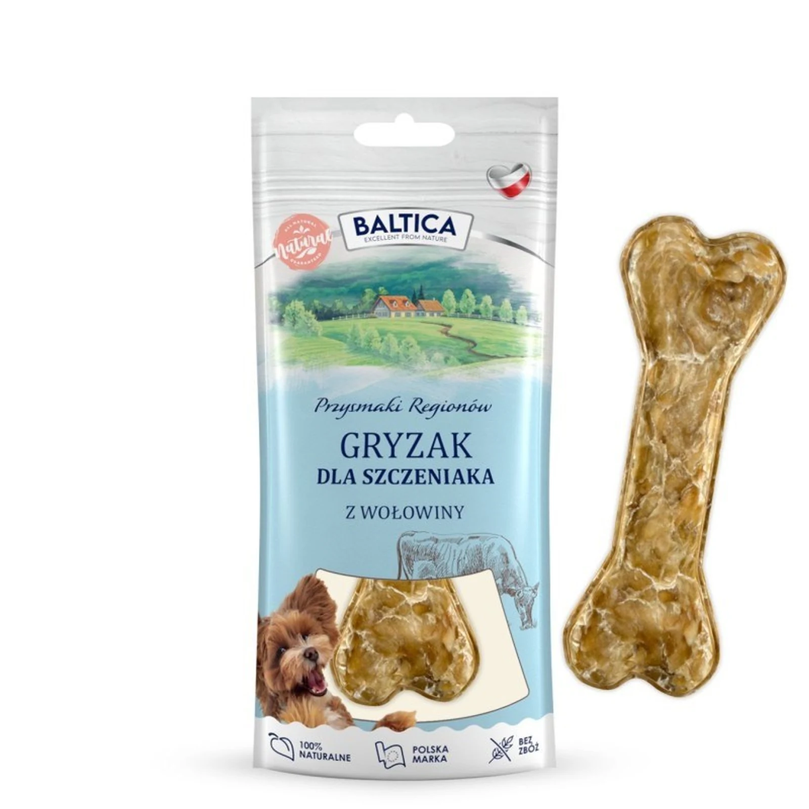 BALTICA Kości dla szczeniąt wołowa 1szt