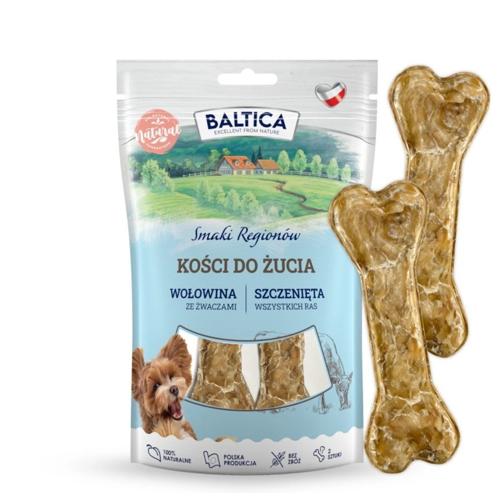 BALTICA Kości dla szczeniąt wołowa 2szt