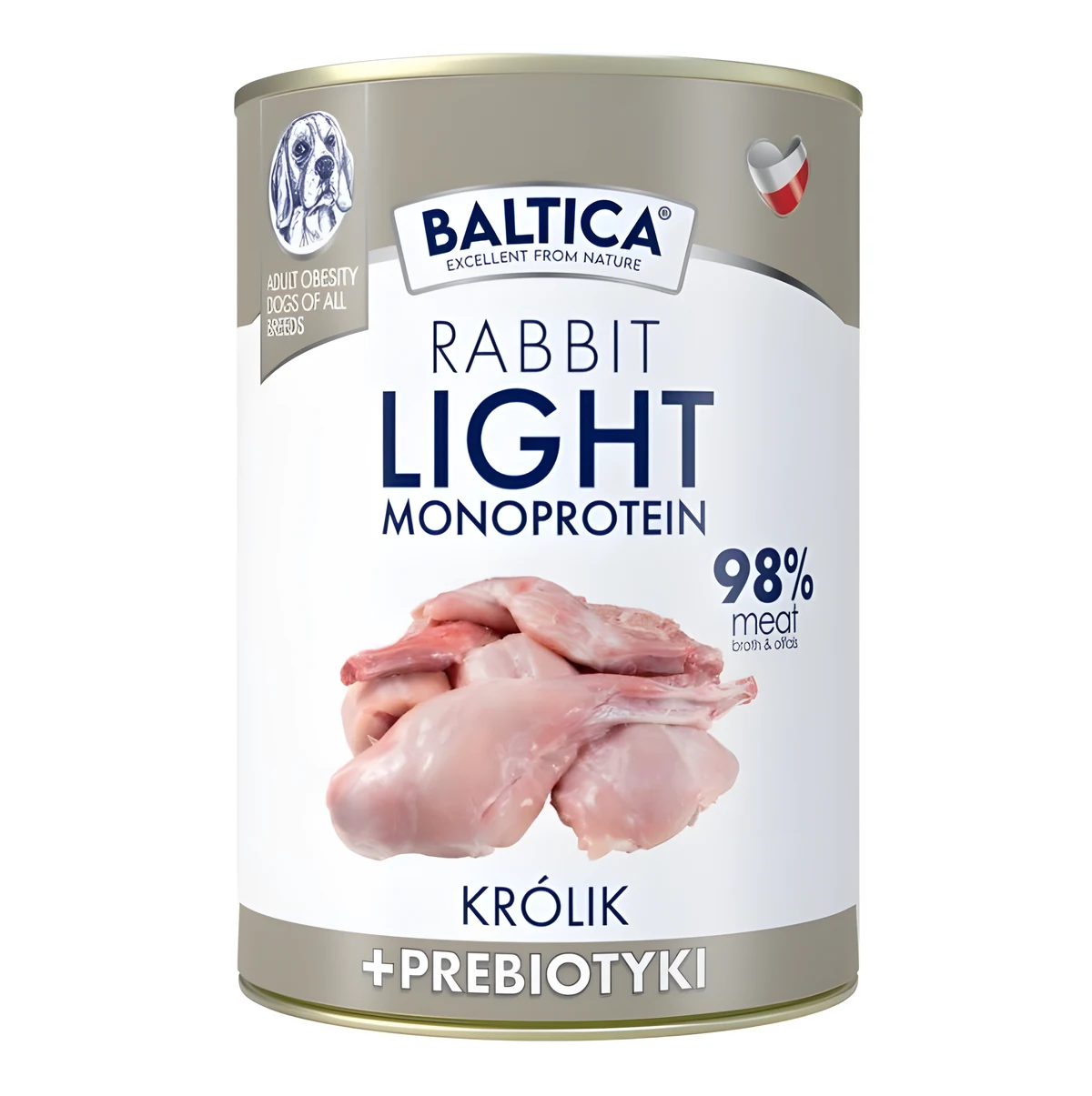 BALTICA NUTRACEUTIC Rabbit Light 400g 15% tłuszczu
