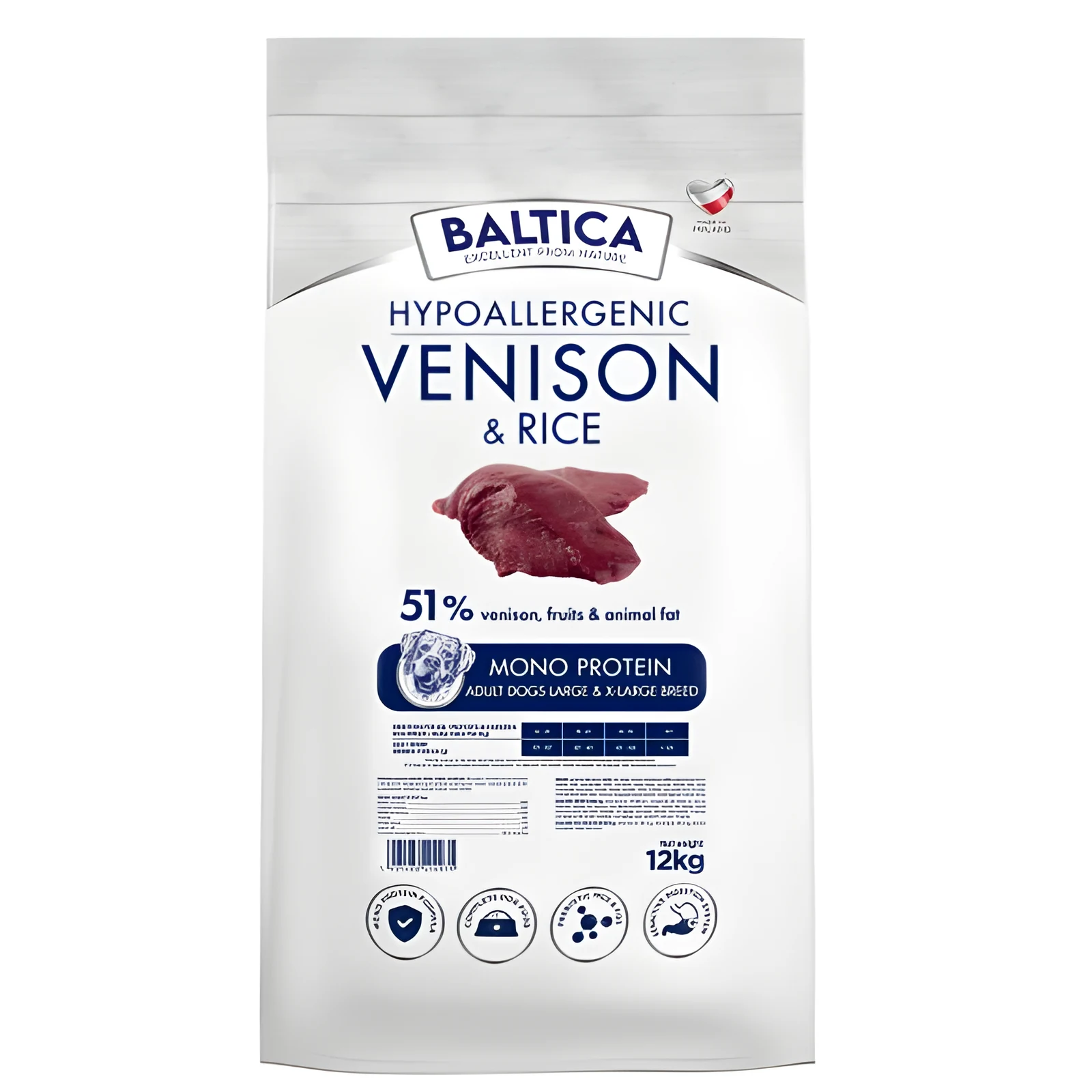 BALTICA NUTRACEUTIC Venison & Rice 12kg — zdjęcie 1 z 2