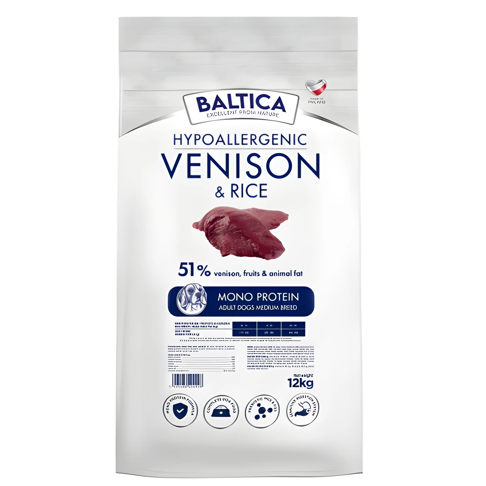 BALTICA NUTRACEUTIC Venison & Rice 12kg — zdjęcie 1 z 2