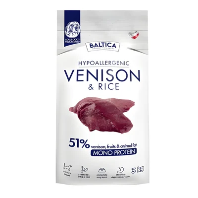 Karma sucha Baltica Nutraceutic z dziczyzną i ryżem 3kg