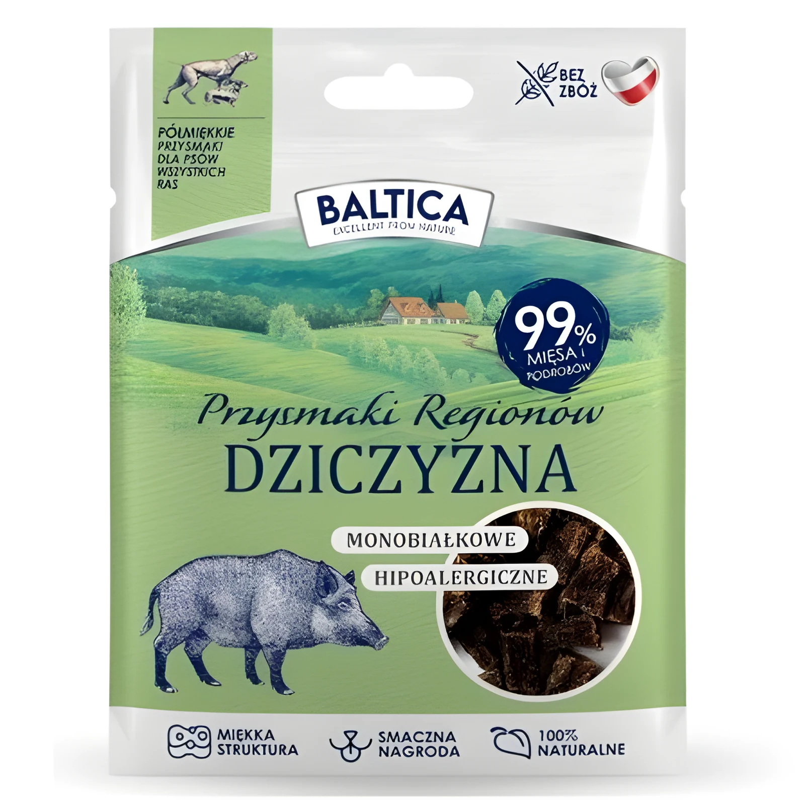 Przysmaki z dziczyzny BALTICA REGIONY, półmiękkie, 30g