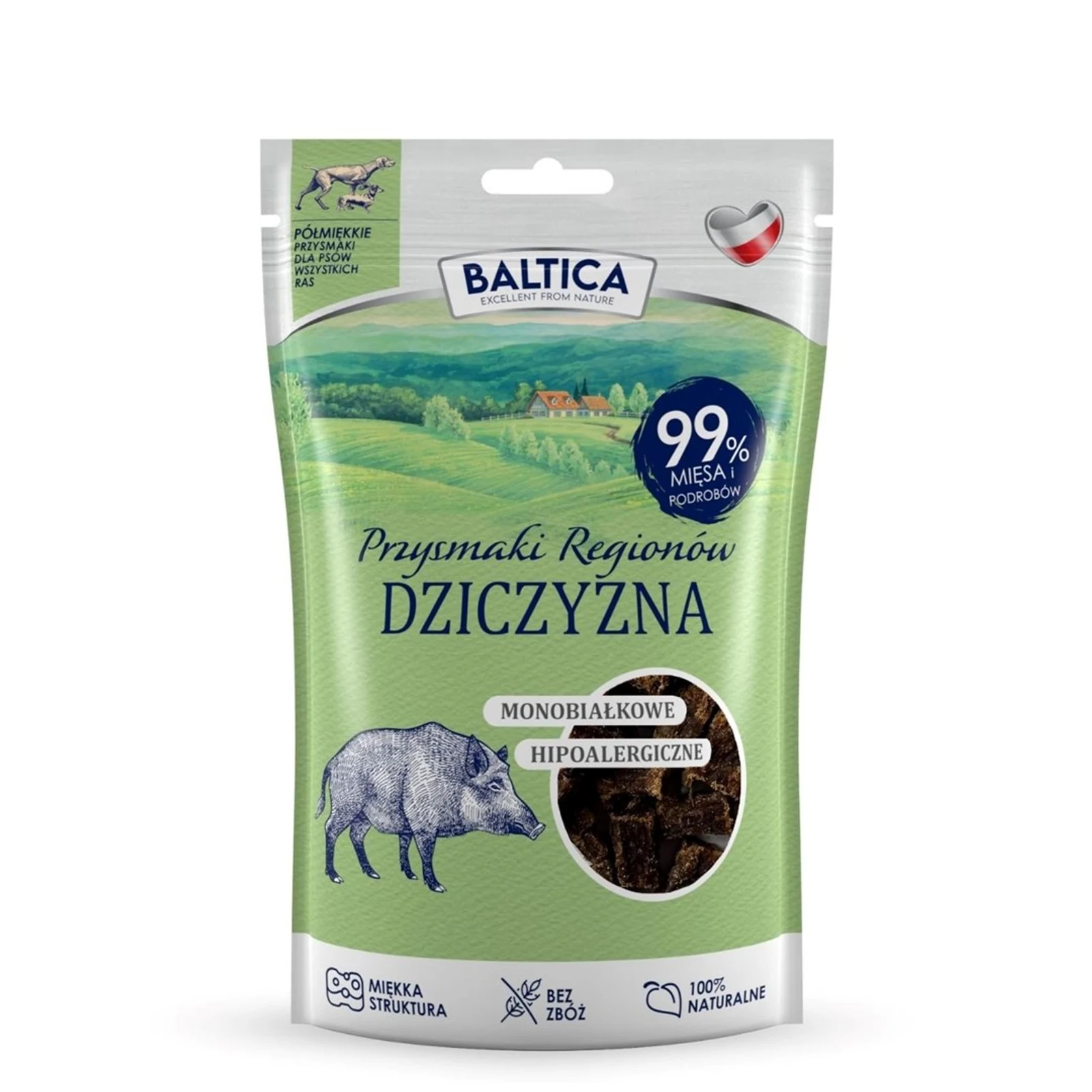 BALTICA PRZYSMAKI REGIONÓW półmiękkie dziczyzna 80g — zdjęcie 1 z 2