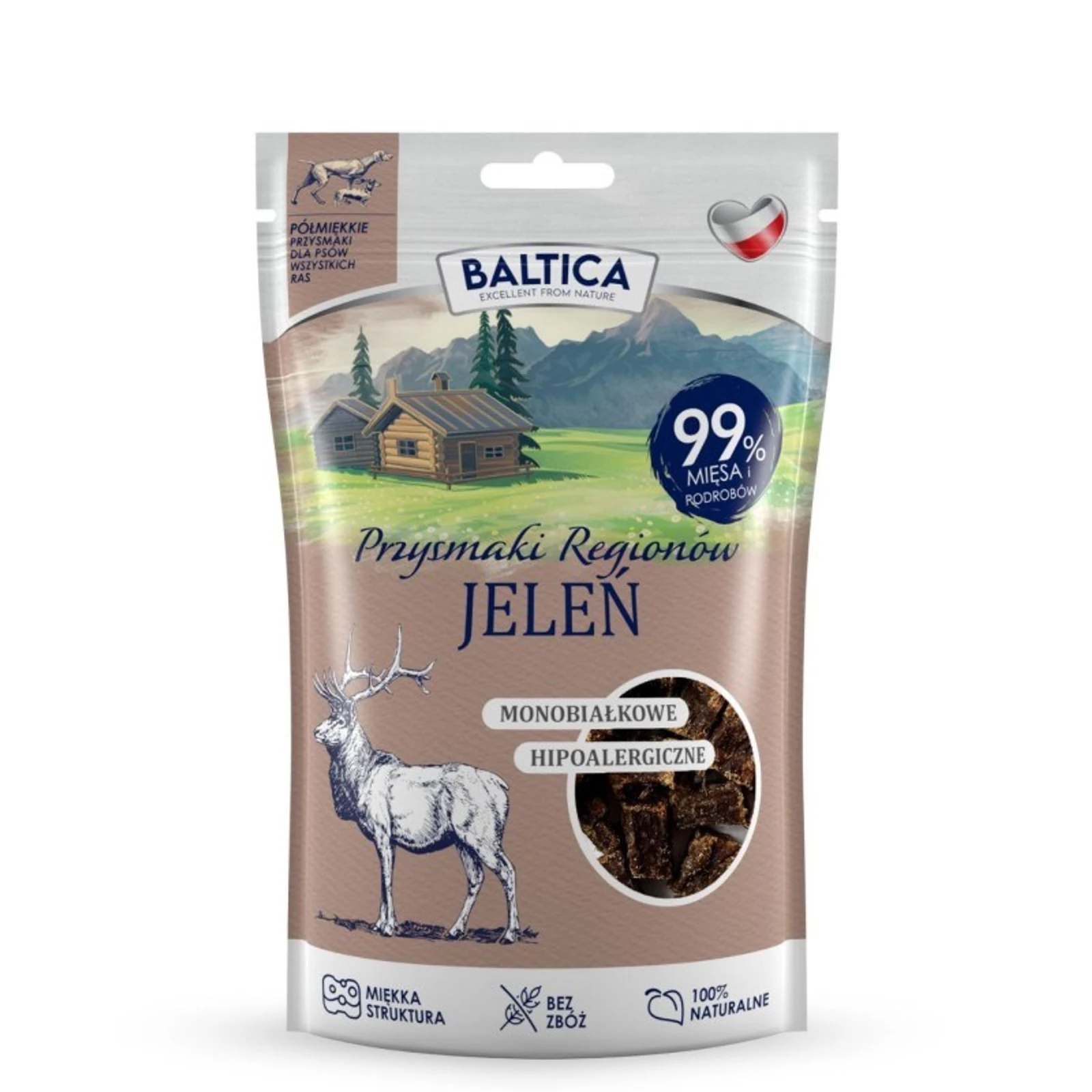 BALTICA PRZYSMAKI REGIONÓW półmiękkie jeleń 80g