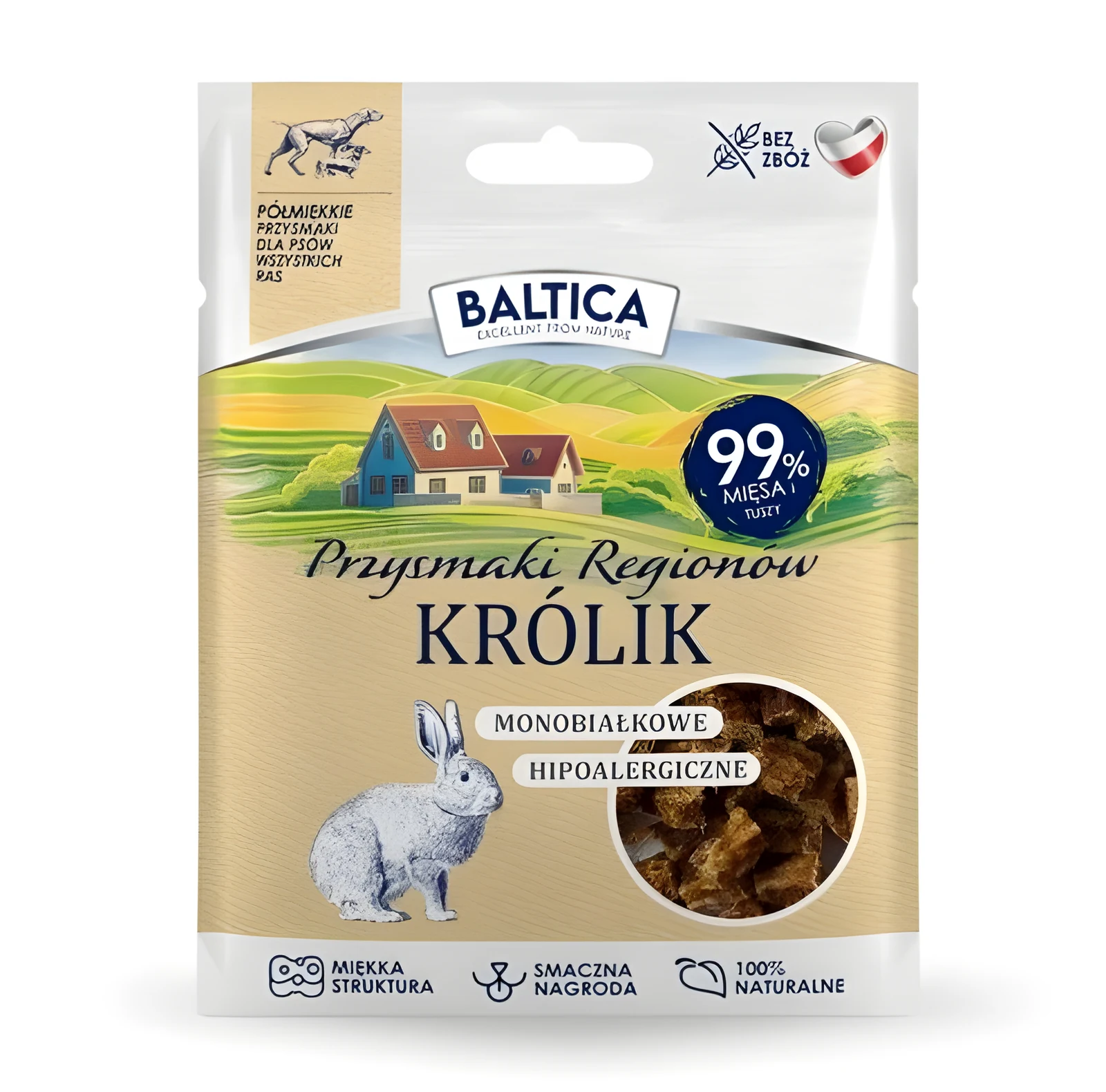 Baltica Przysmaki Regionów - Półmiękkie Przekąski z Królika 30g