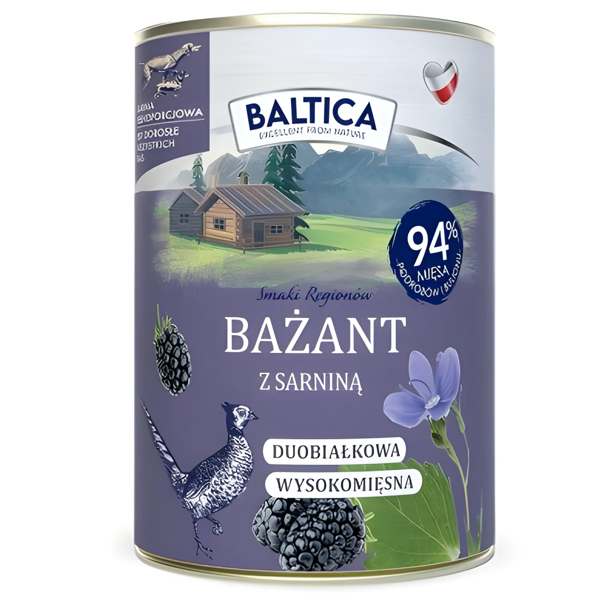 BALTICA SMAKI REGIONÓW Bażant z sarniną 400g