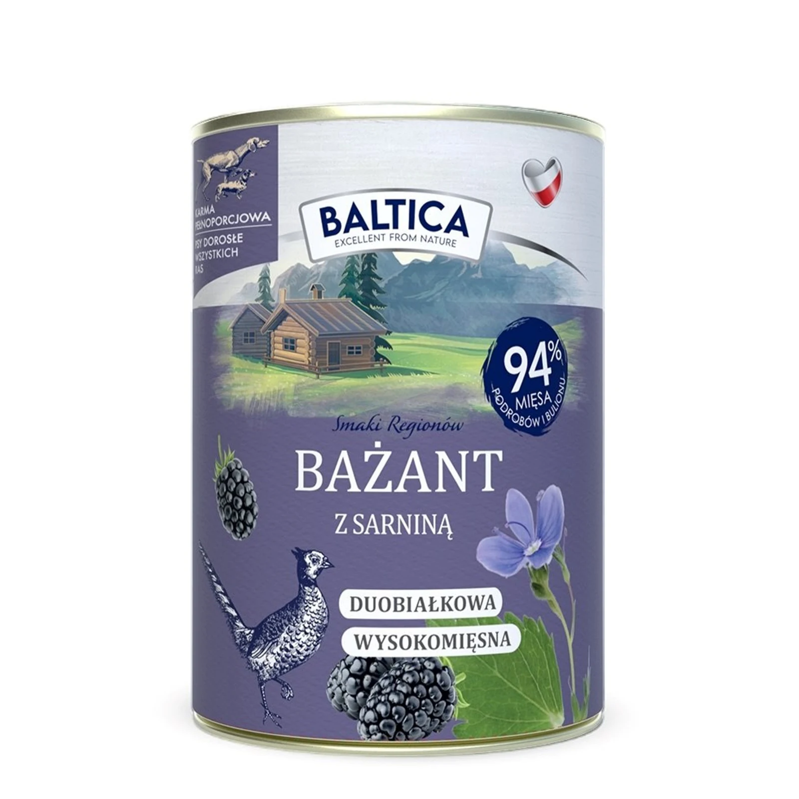BALTICA SMAKI REGIONÓW Bażant z sarniną 400g