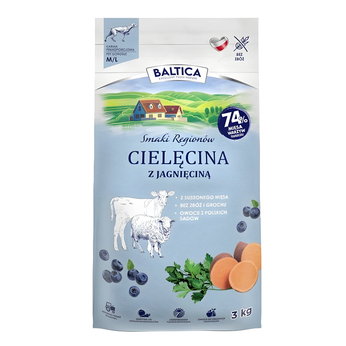 BALTICA SMAKI REGIONÓW Cielęcina z jagnięciną 3kg