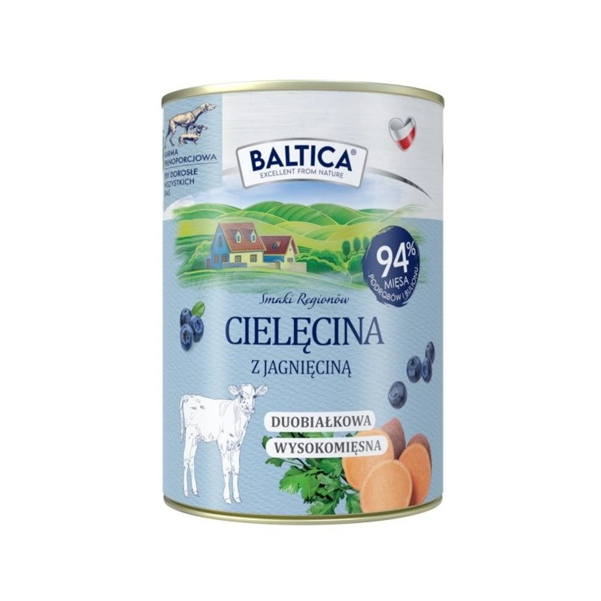 BALTICA SMAKI REGIONÓW Cielęcina z jagnięciną i batatem 400g