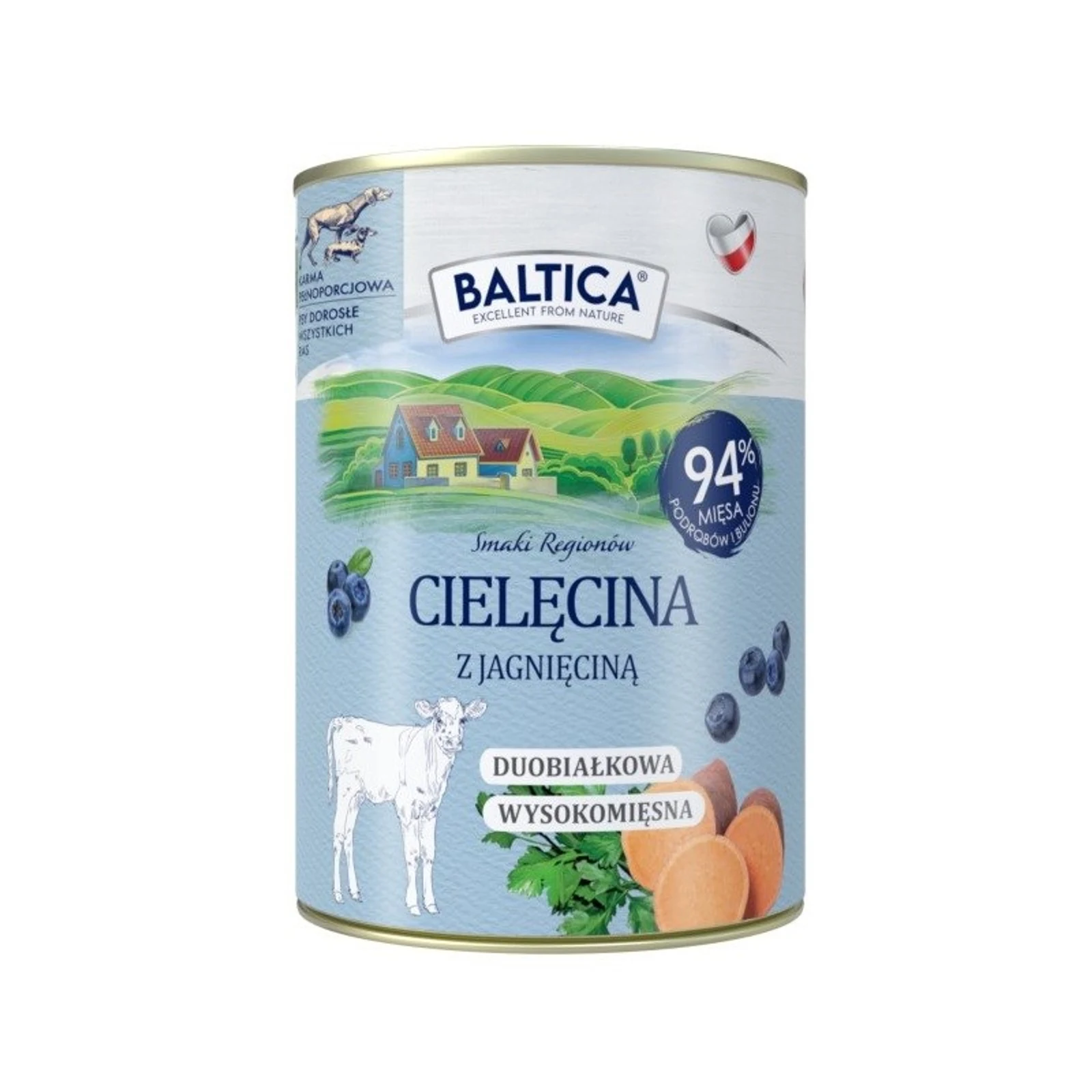 BALTICA SMAKI REGIONÓW Cielęcina z jagnięciną i batatem 400g