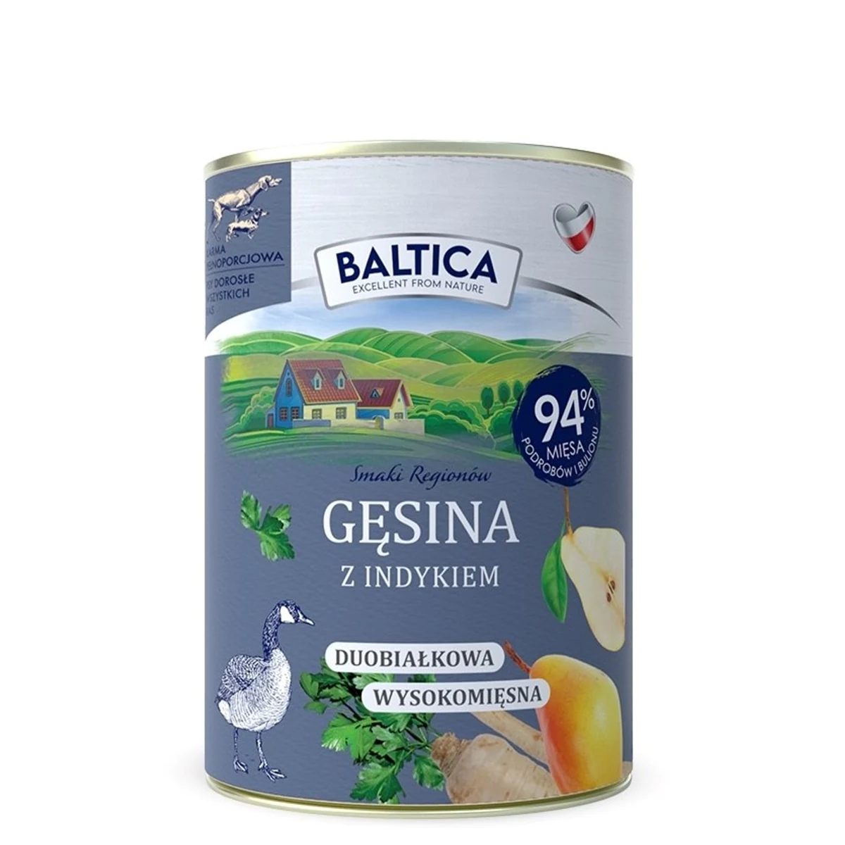 BALTICA SMAKI REGIONÓW Gęsina z indykiem 400g