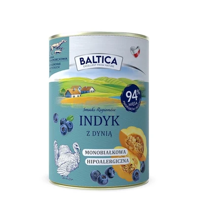 BALTICA SMAKI REGIONÓW Indyk z dynią 400g