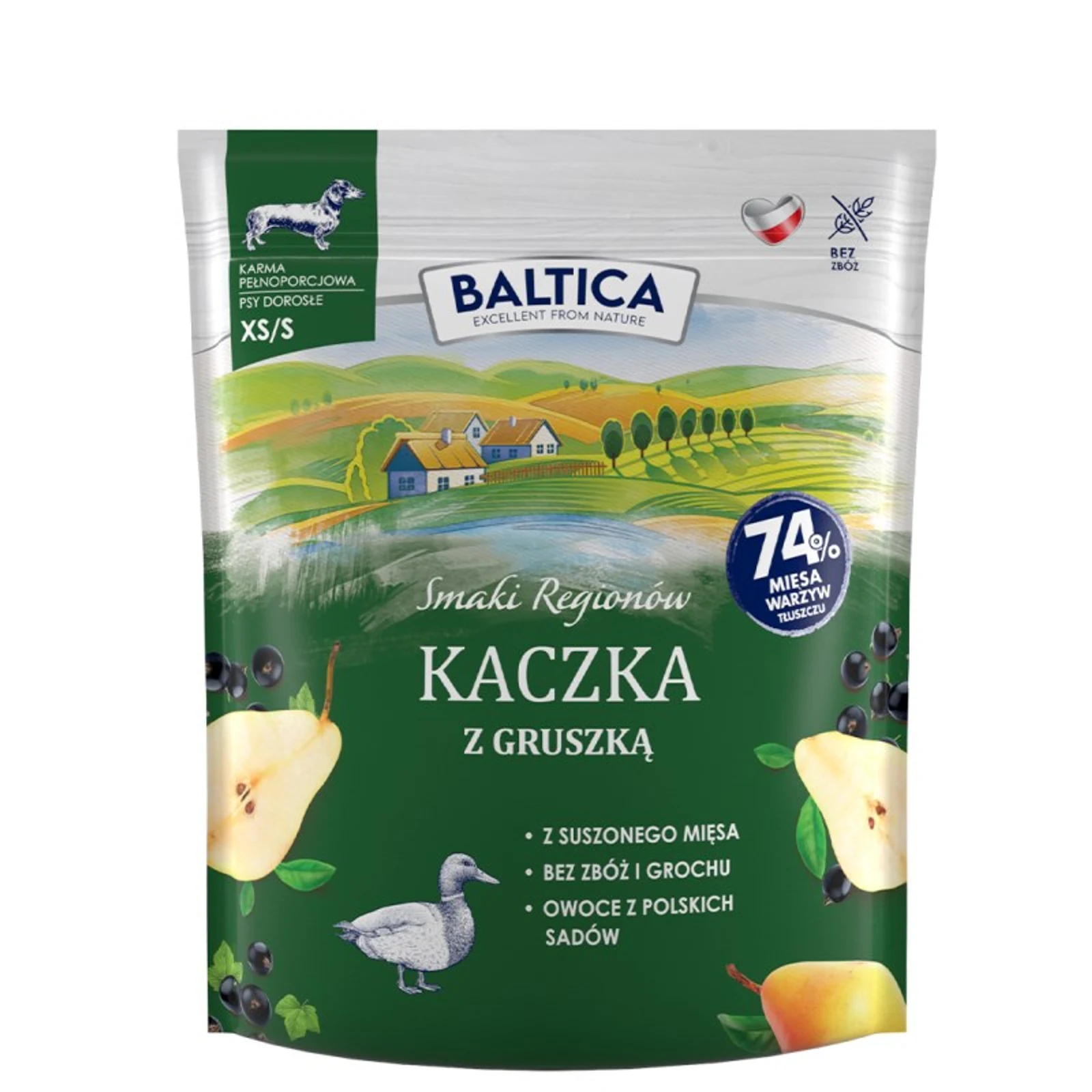 BALTICA SMAKI REGIONÓW Kaczka z gruszką XS/S 1kg — zdjęcie 1 z 2