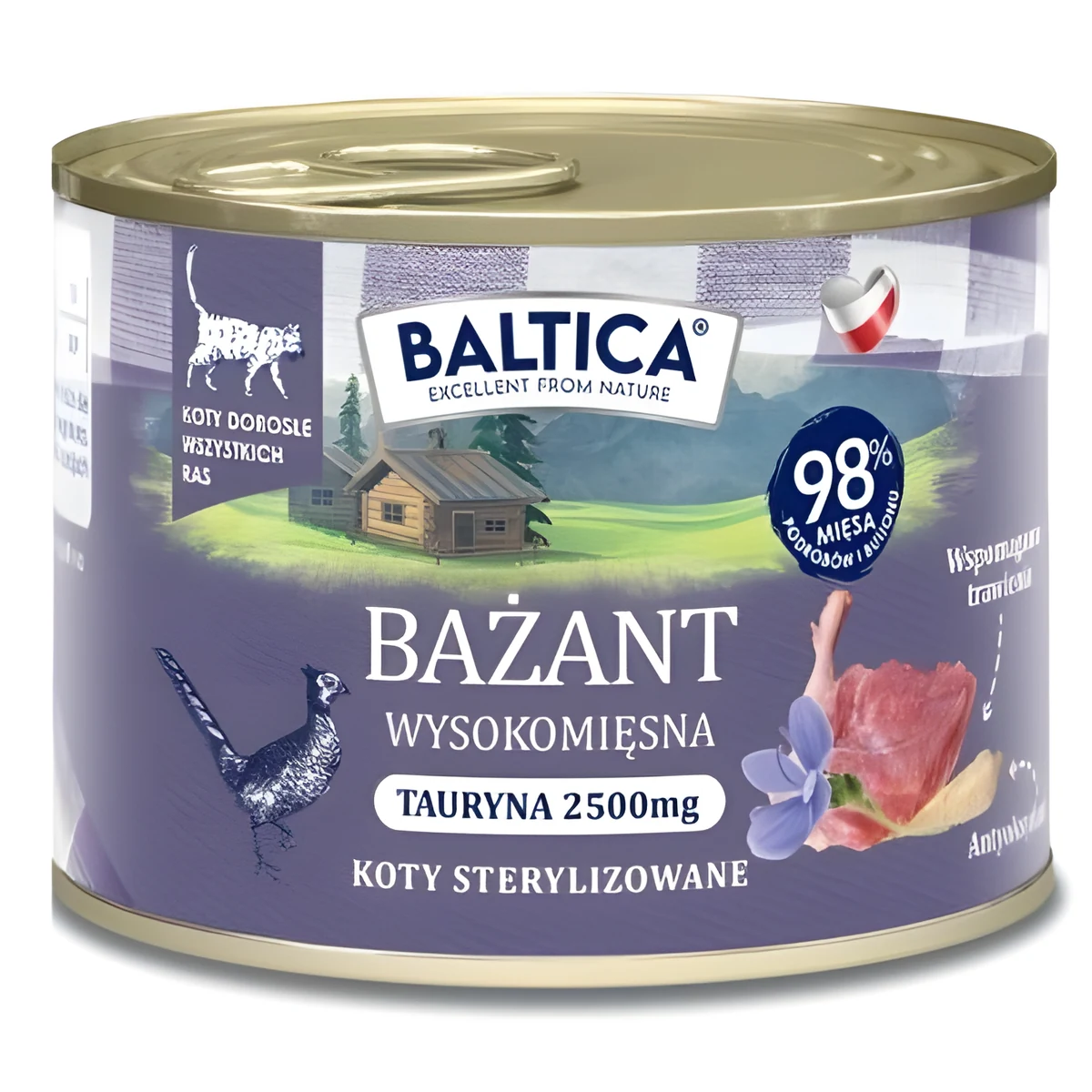 BALTICA SMAKI REGIONÓW Kot dorosły Bażant 185g
