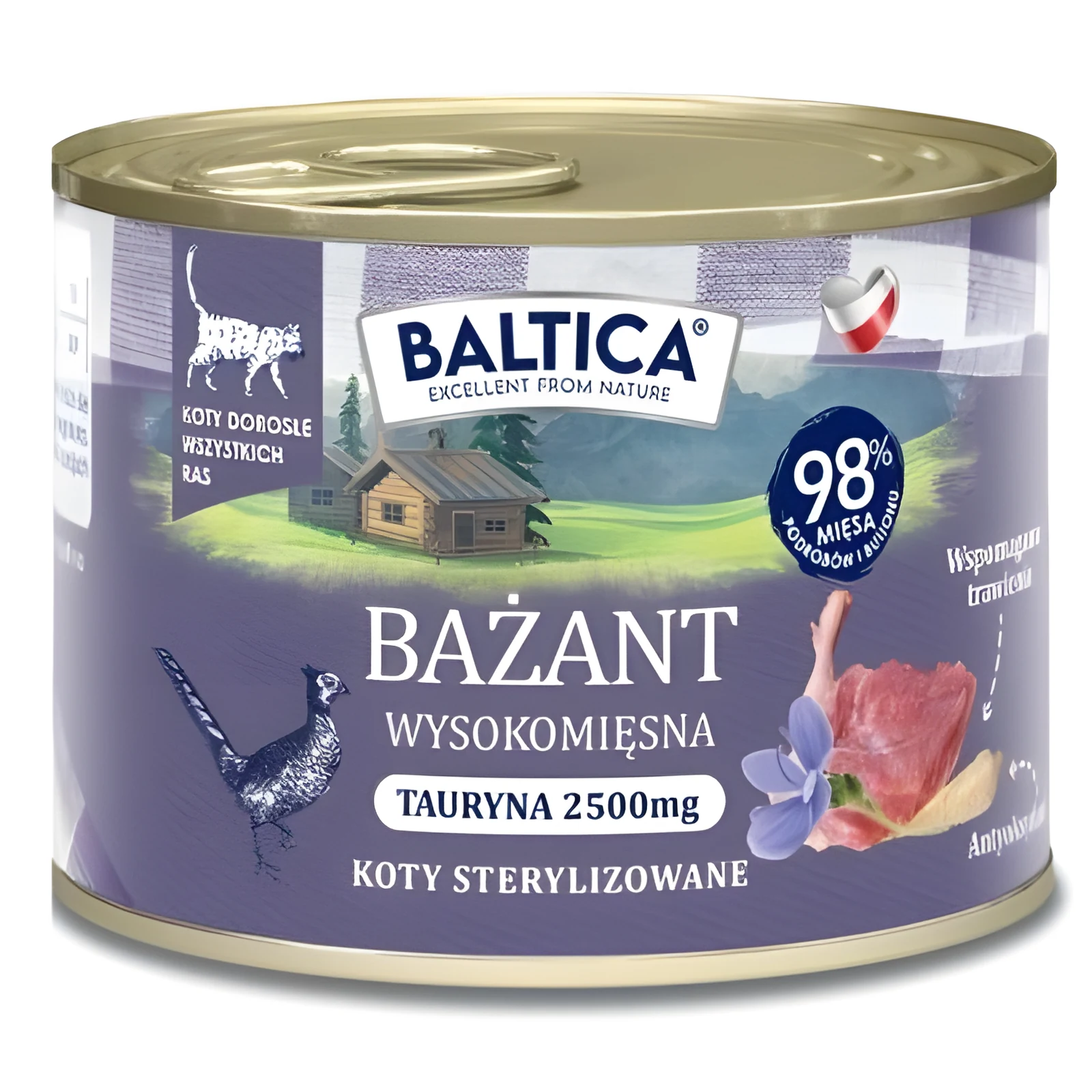 BALTICA SMAKI REGIONÓW Kot dorosły Bażant 185g