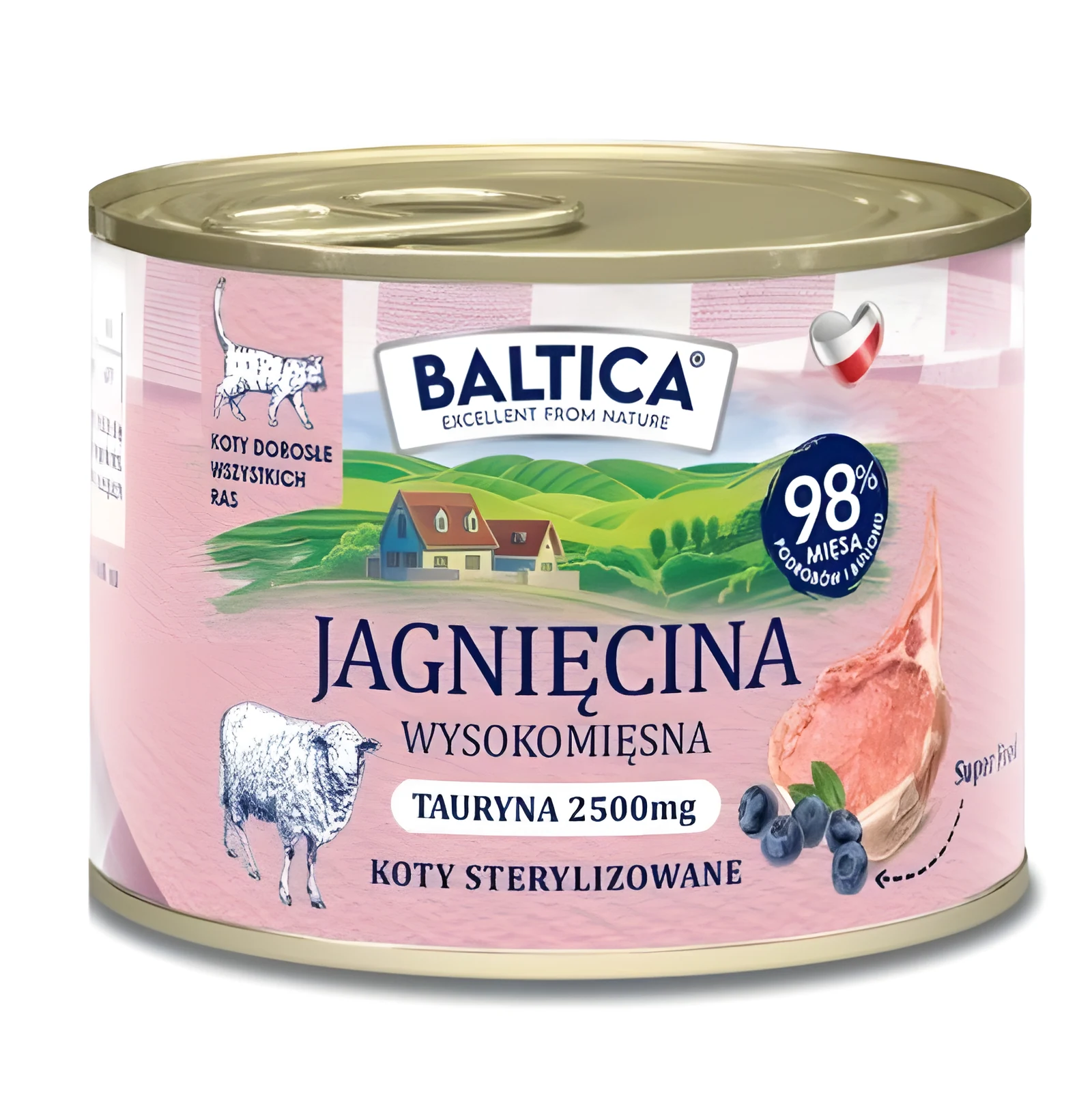 BALTICA SMAKI REGIONÓW Kot dorosły Jagnięcina 185g
