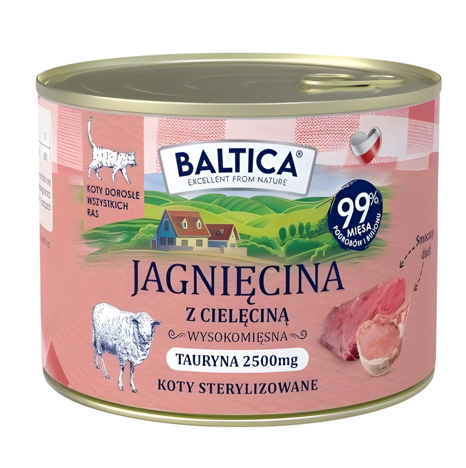 BALTICA SMAKI REGIONÓW Kot dorosły Jagnięcina 185g