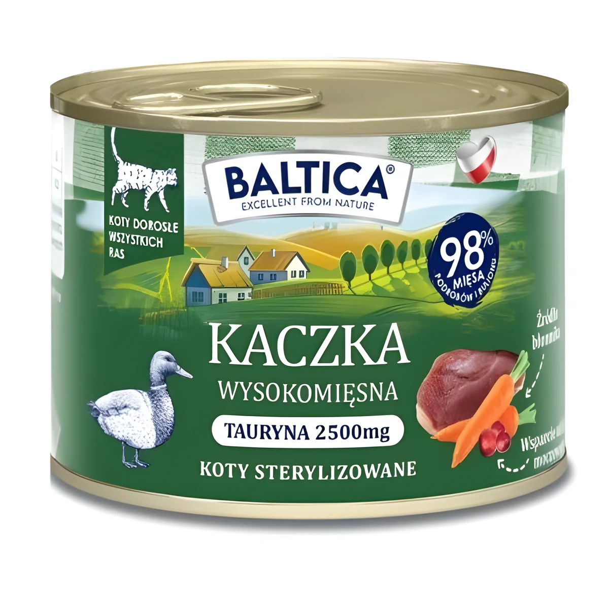 BALTICA SMAKI REGIONÓW Kot dorosły Kaczka 185g