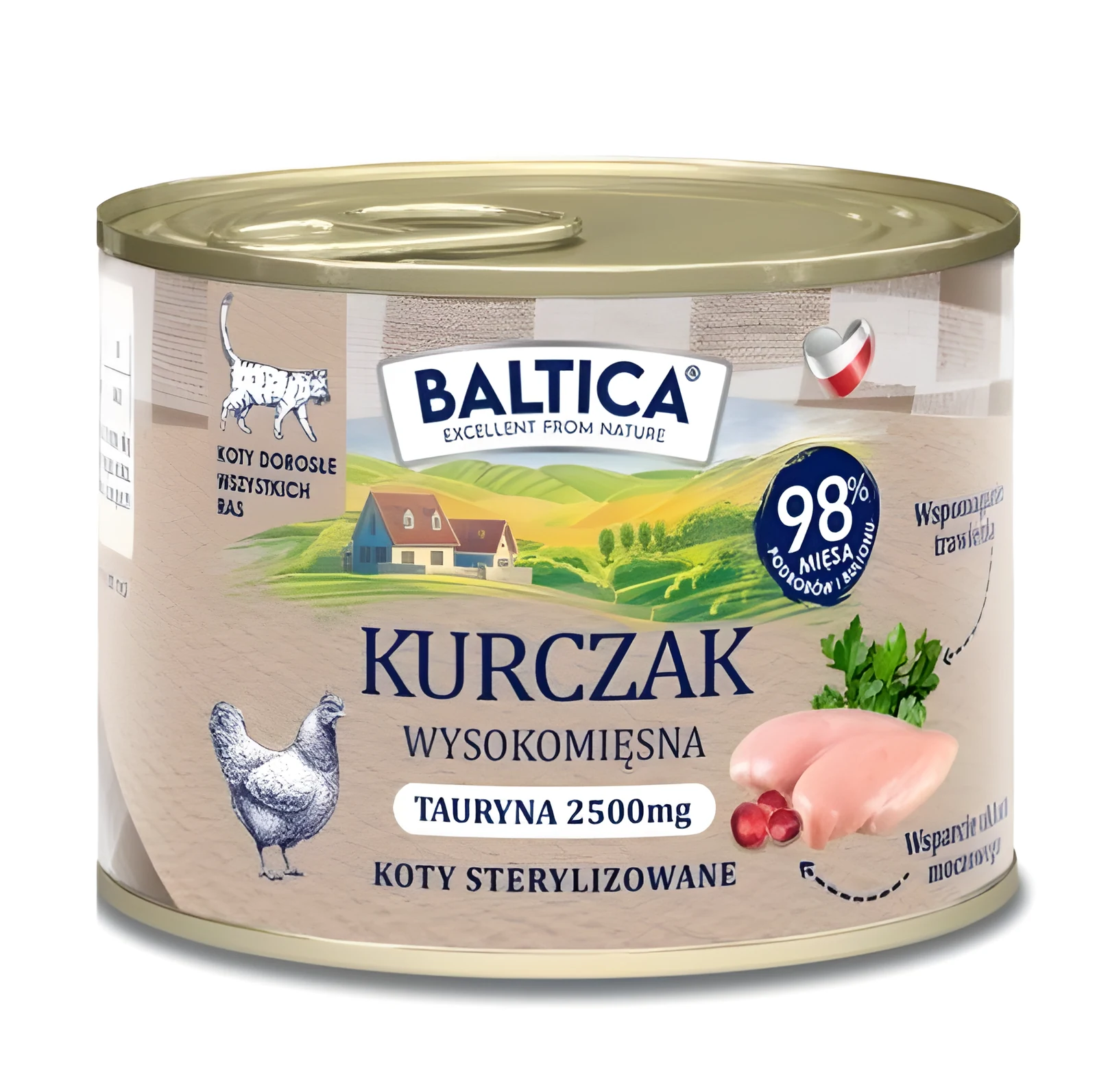 BALTICA SMAKI REGIONÓW Kot dorosły Kurczak 185g