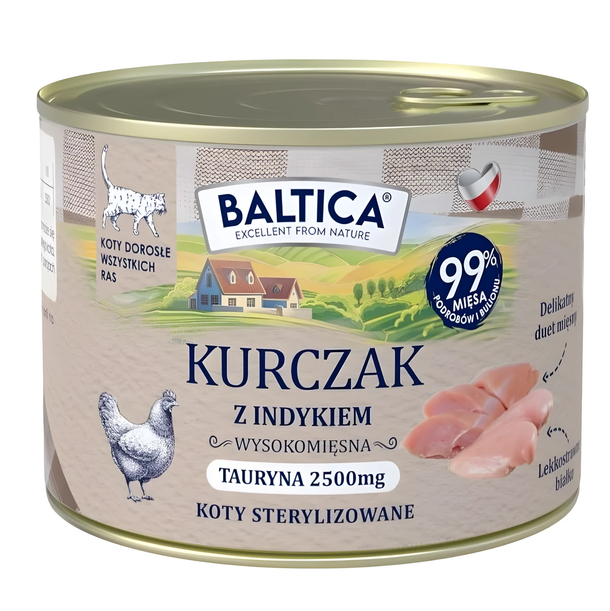 BALTICA SMAKI REGIONÓW Kot dorosły Kurczak 185g