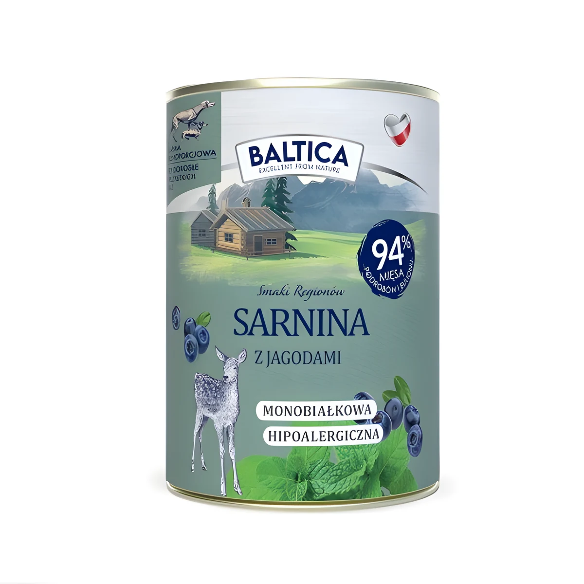 Mokra karma dla psa BALTICA SMAKI REGIONÓW Sarnina z jeżyną 400g