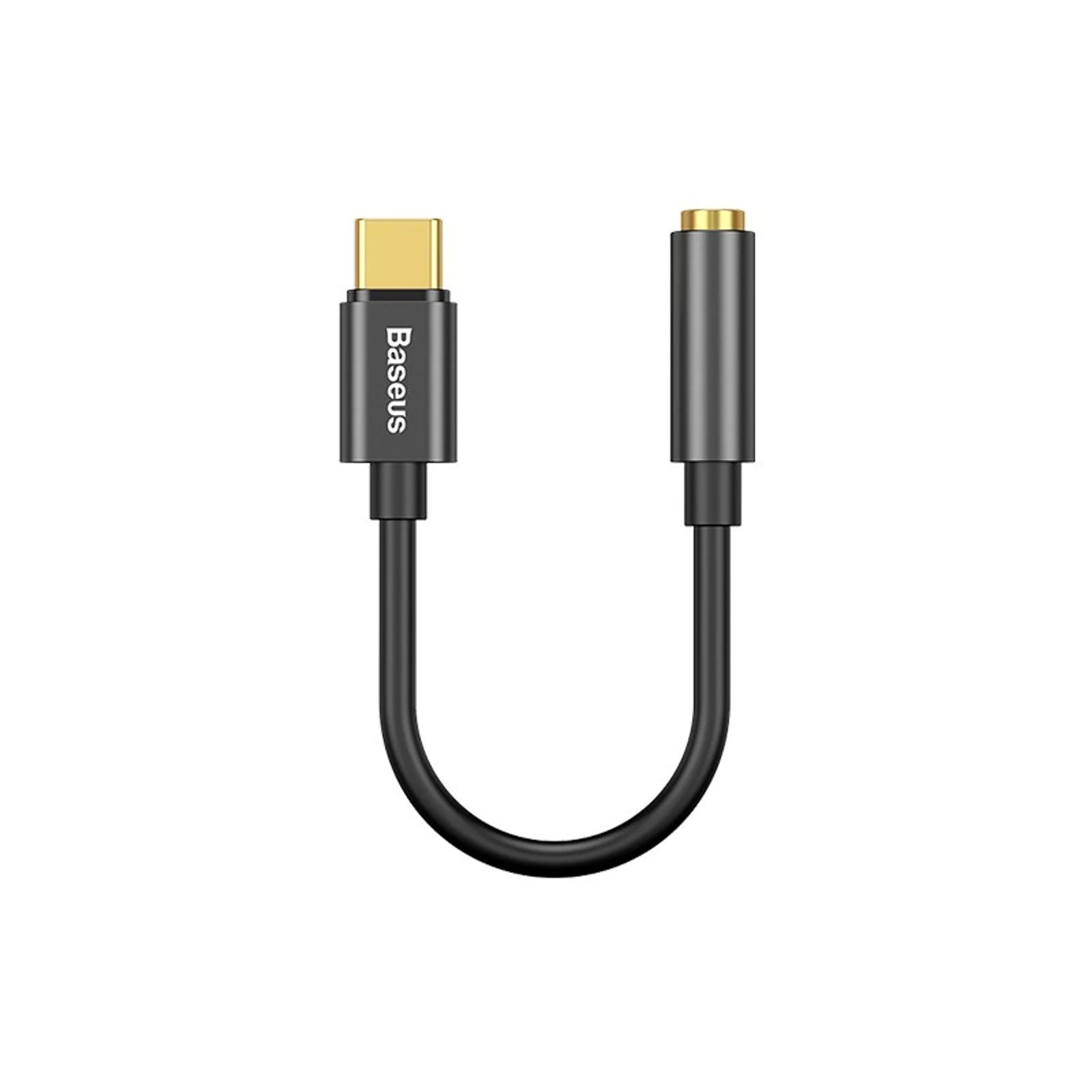 BASEUS ADAPTER AUDIO L54USB-C + 3,5MM CZARNY CATL54-01 — zdjęcie 1 z 5