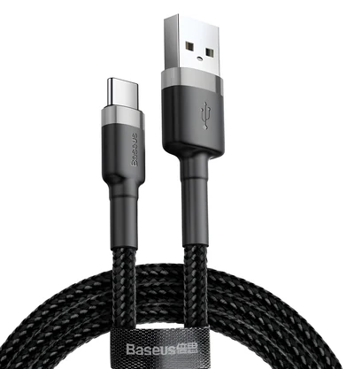 BASEUS KABEL USB-C 2A 3M CZARNY