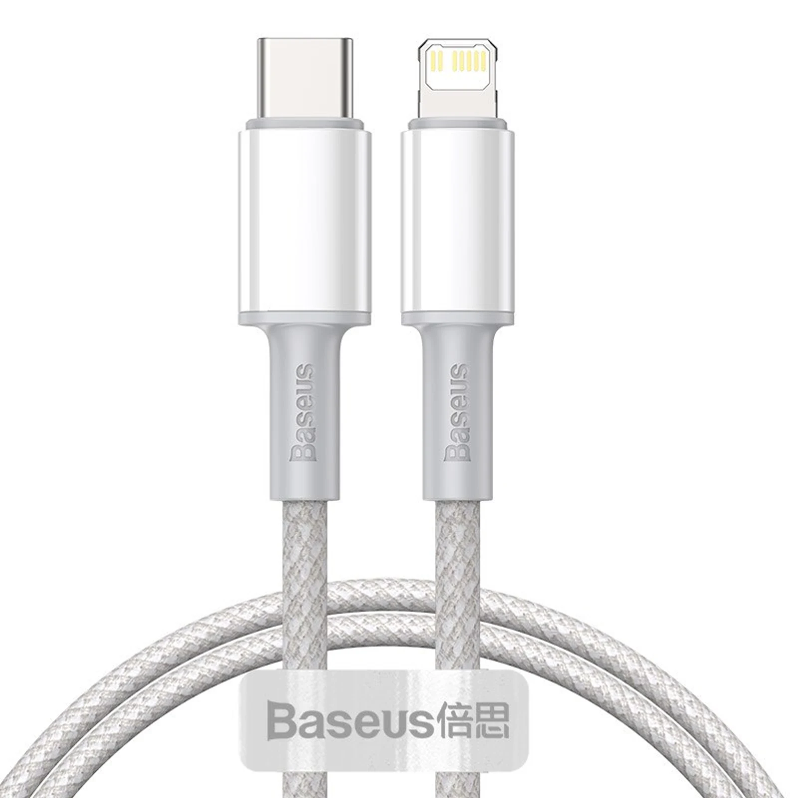 BASEUS KABEL USB-C DO LIGHTNING 20W, 5A, 1M Biały — zdjęcie 1 z 8