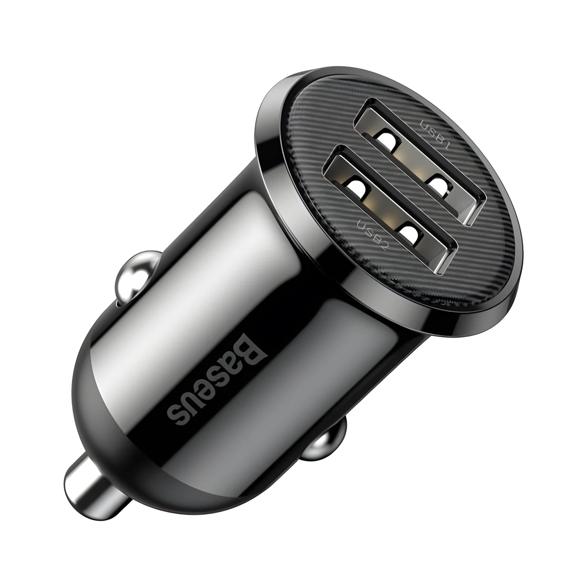 Ładowarka samochodowa Baseus CCALLP-01 2xUSB 4.8A (czarna)