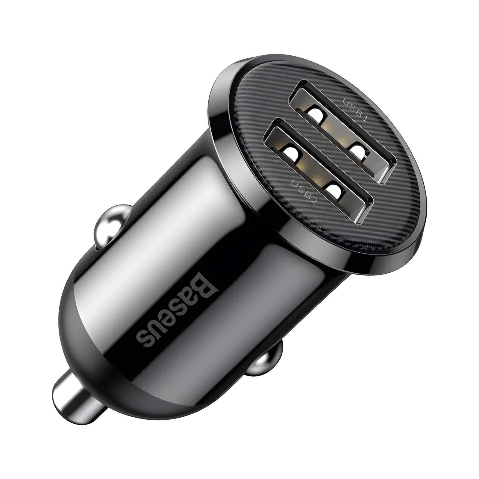 Ładowarka samochodowa Baseus CCALLP-01 2xUSB 4.8A (czarna) — zdjęcie 1 z 6