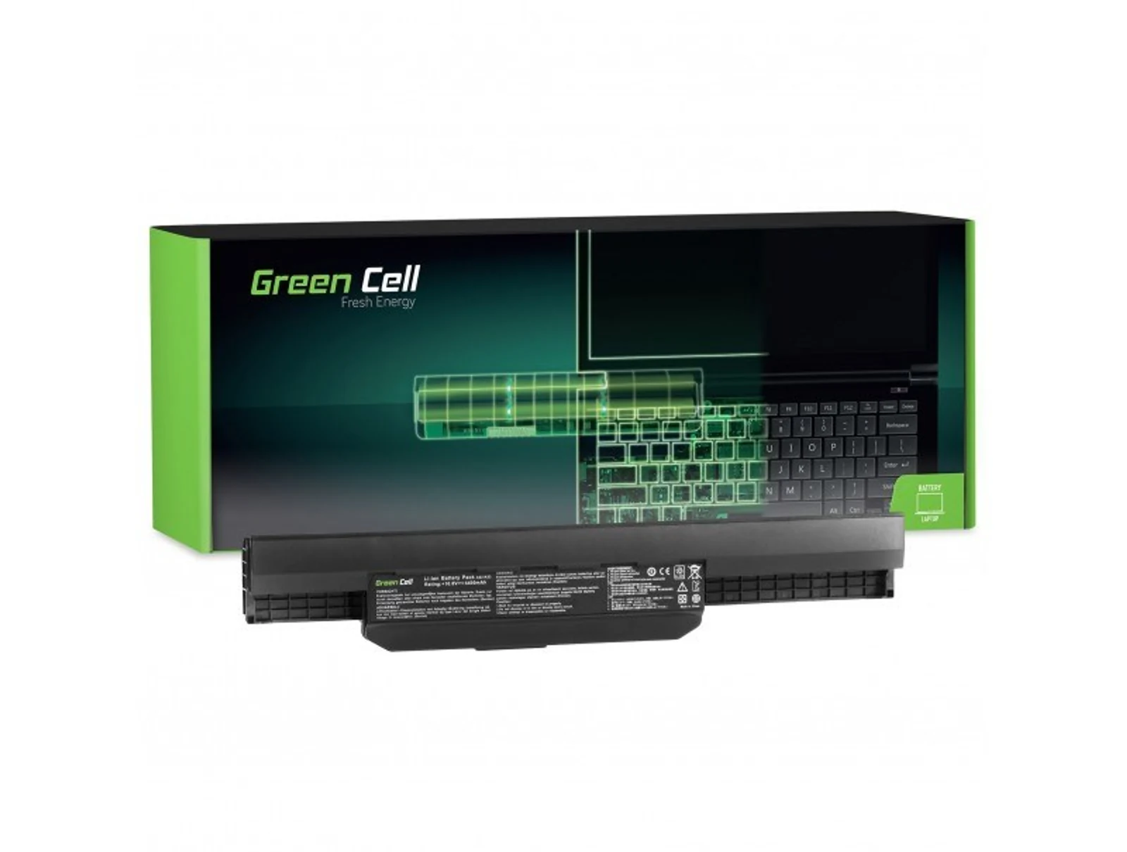 Bateria Green Cell AS04 do ASUS A31-K53 X53S X53T K53E 4400 mAh — zdjęcie 1 z 5