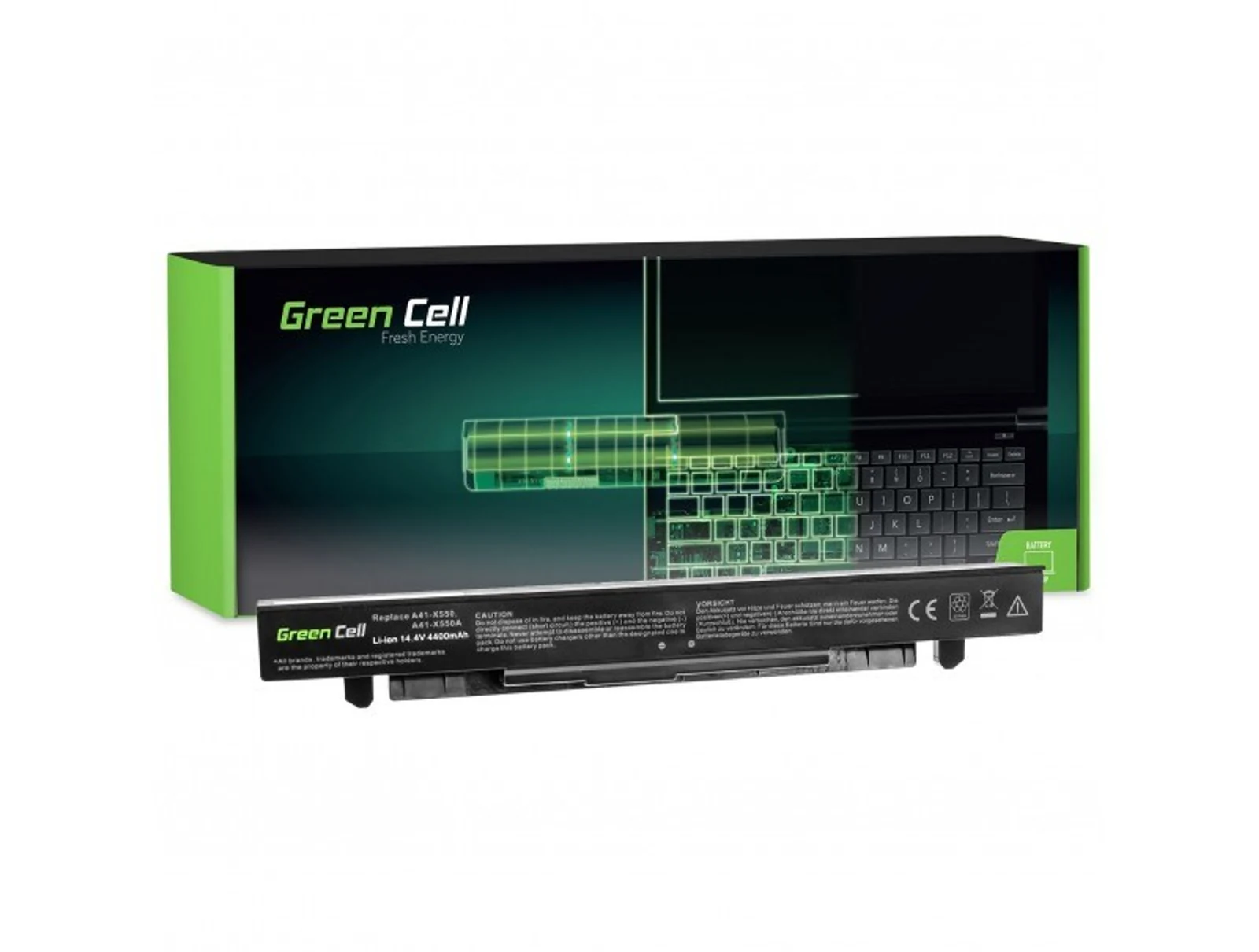 Bateria Green Cell AS68 do ASUS A450, A550, R510, X550 — zdjęcie 1 z 5
