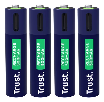 Baterie AAA Trust USB-C 4Szt