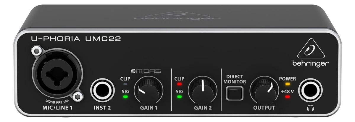 Behringer UMC22 - Interfejs audio USB
