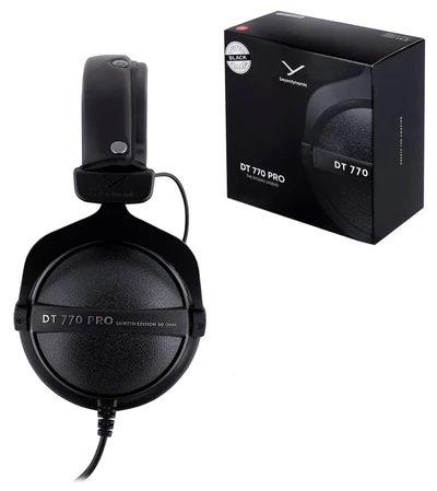 Beyerdynamic DT 770 PRO 80 OHM BLACK - Słuchawki studyjne