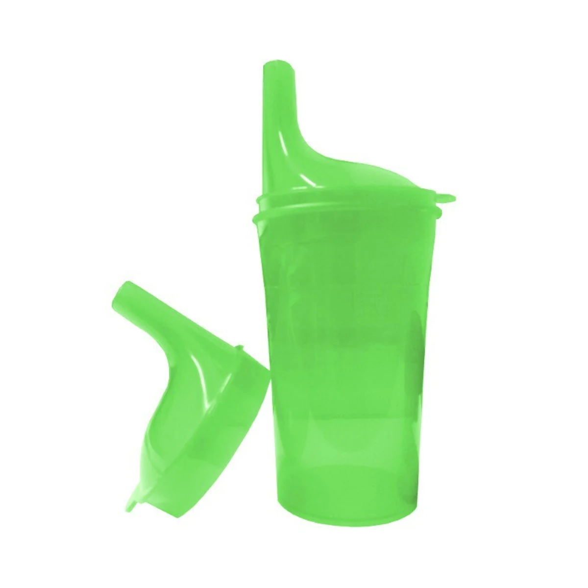 Kubek zabezpieczający dla osób z niepełnosprawnością, zielony, 250 ml