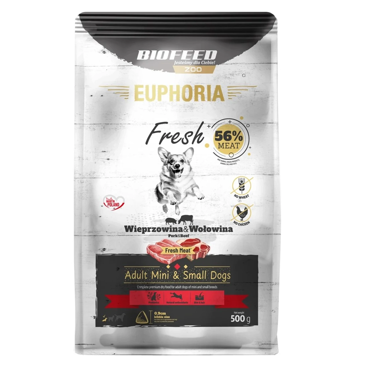 BIOFEED Euphoria fresh meat adult xs/s 0,5kg
