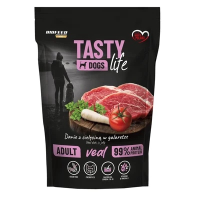 Karma mokra BIOFEED Tasty Dog Life Mini Cielęcina 150g