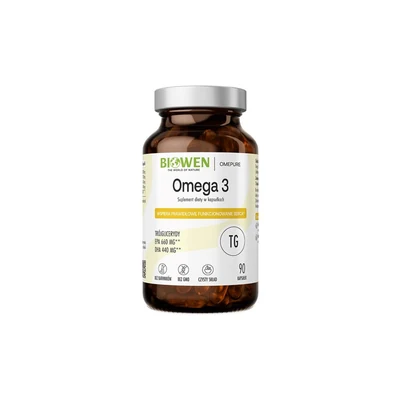 Suplement Omega-3 - BIOWEN 90 kapsułek (660 mg EPA, 440 mg DHA)