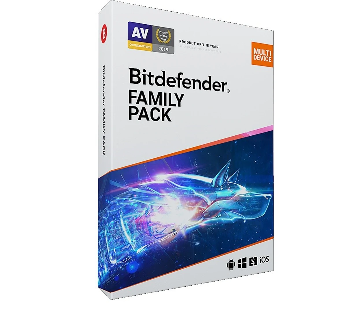 Oprogramowanie antywirusowe Bitdefender Family Pack 15 - 12 miesięcy, wersja cyfrowa