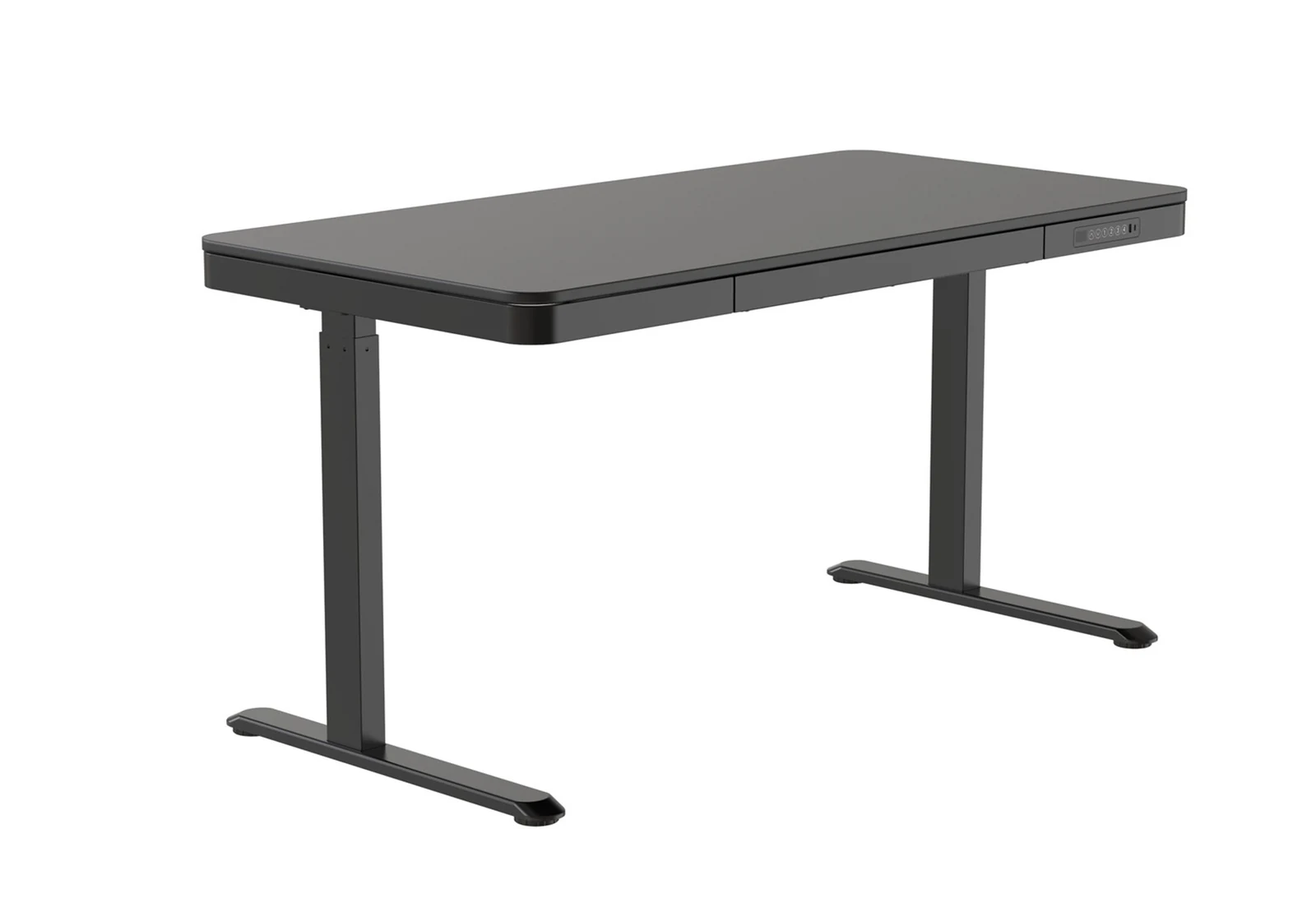 Biurko regulowane ACTIVEJET ET119S, 120x60 cm, czarne — zdjęcie 1 z 8
