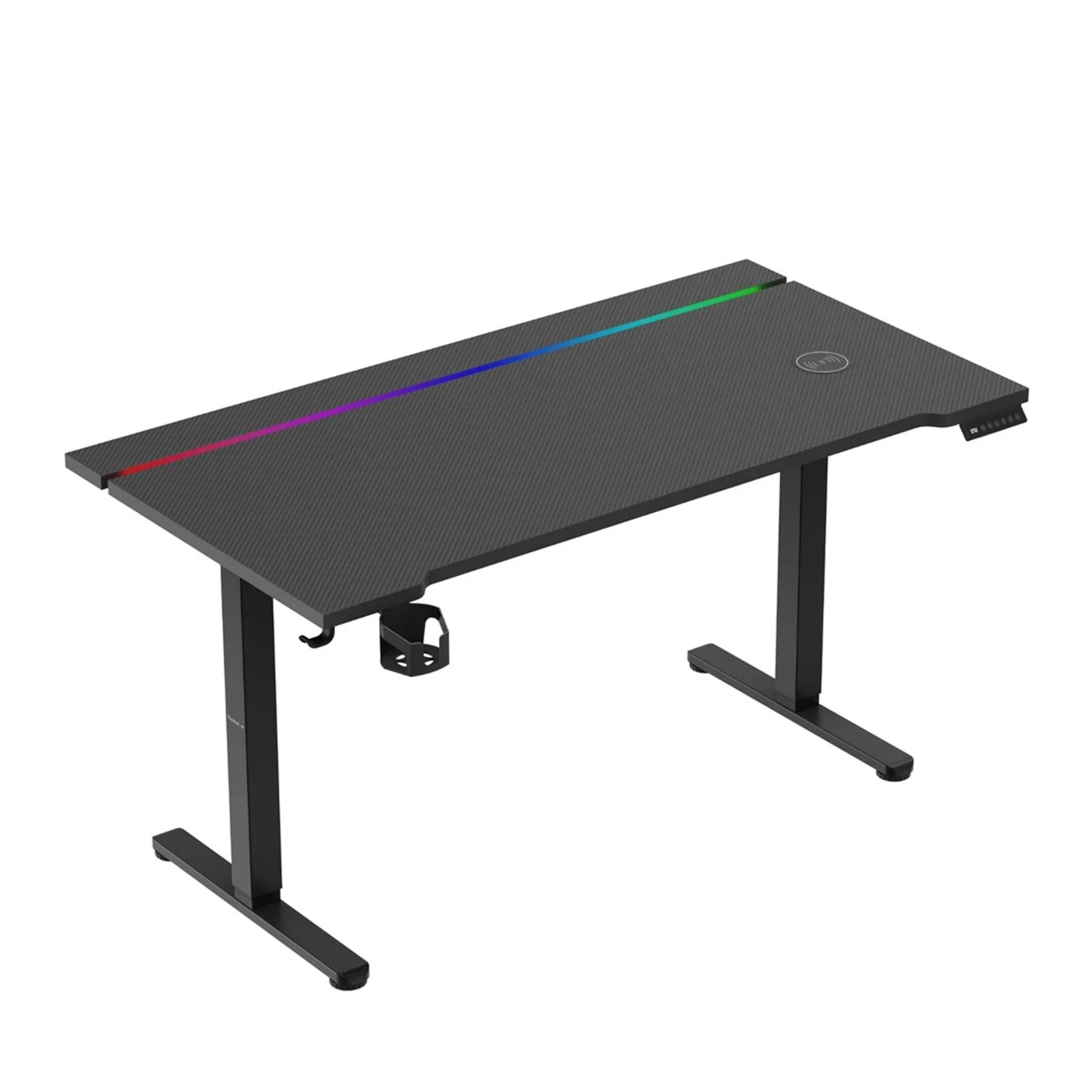 Biurko gamingowe Huzaro Hero 8.7 z oświetleniem RGB — zdjęcie 1 z 8