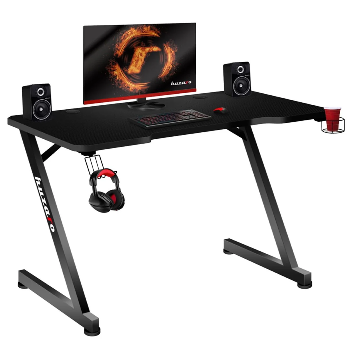 Biurko gamingowe HZ-Hero 2.5 czarne